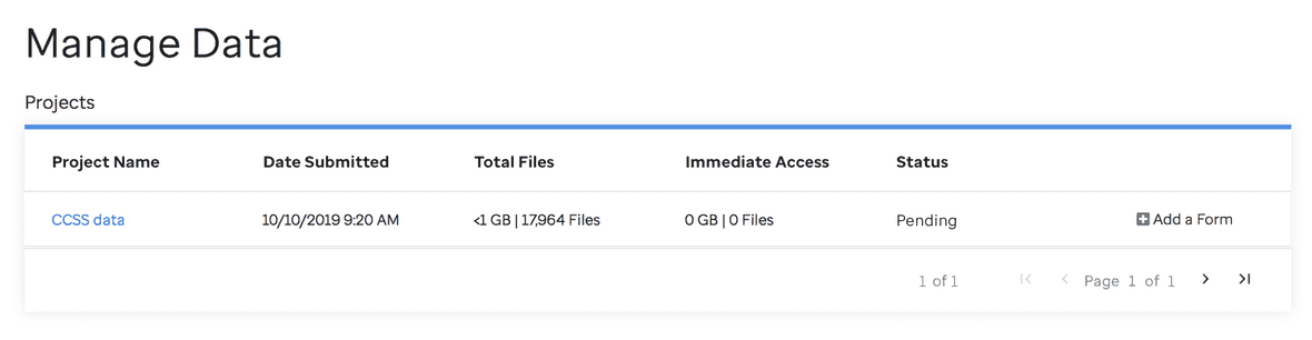 docs manage data add form