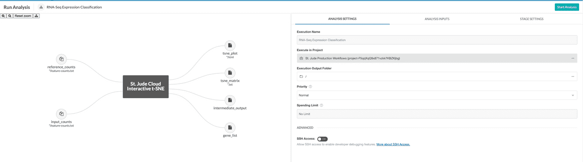 rnaseq expression workflow new ui