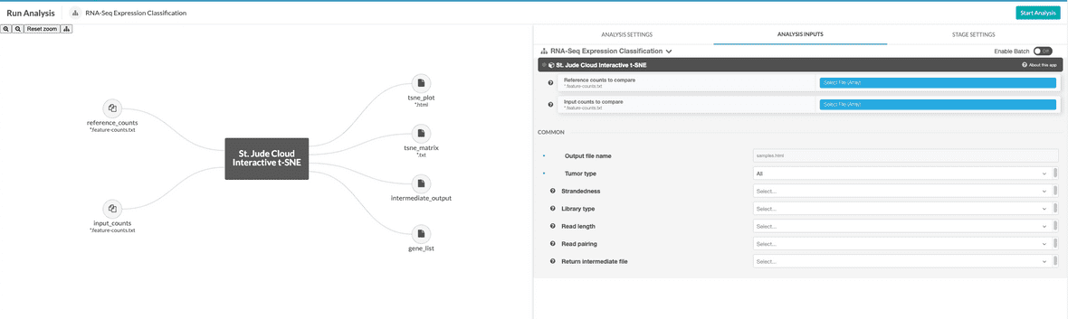 rnaseq expression workflow options new ui